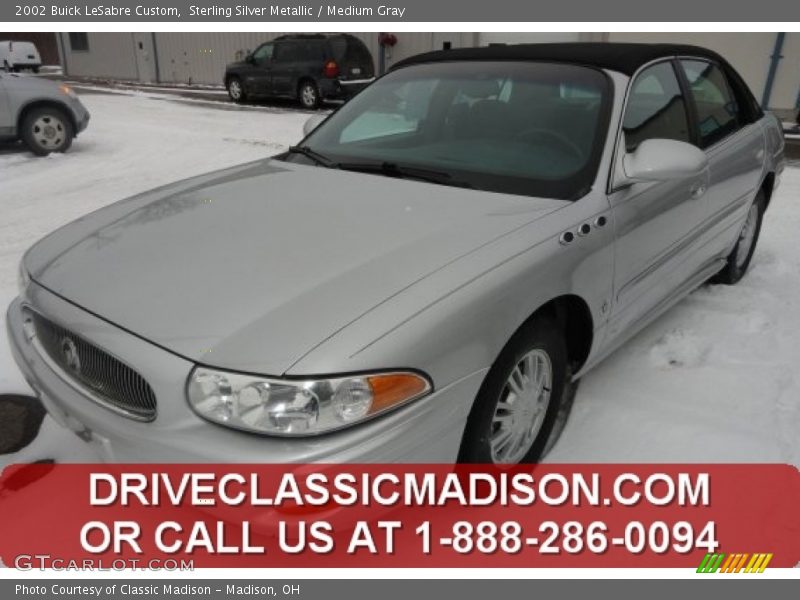 Sterling Silver Metallic / Medium Gray 2002 Buick LeSabre Custom
