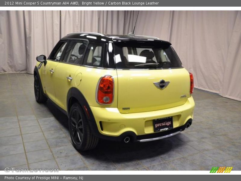 Bright Yellow / Carbon Black Lounge Leather 2012 Mini Cooper S Countryman All4 AWD