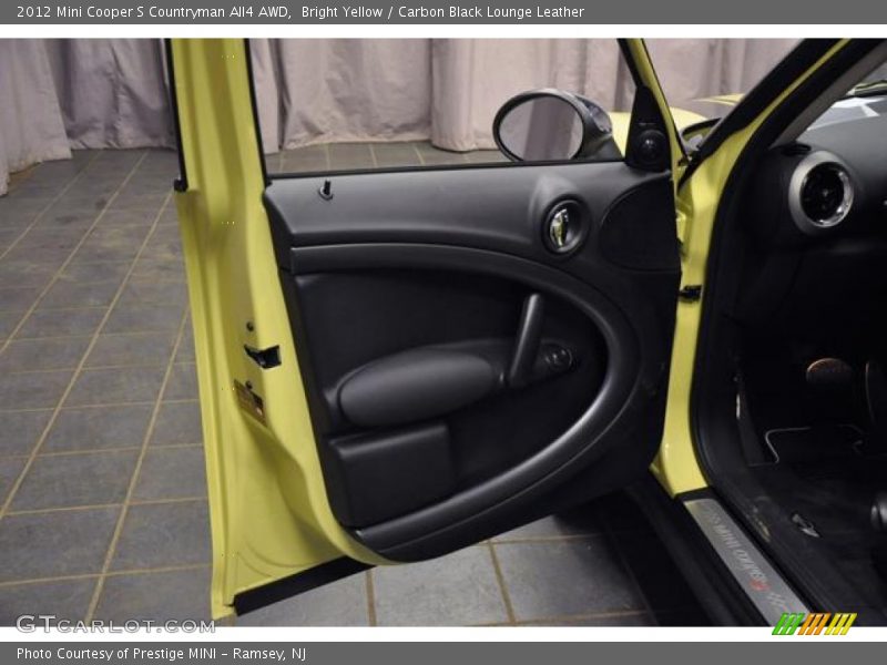 Bright Yellow / Carbon Black Lounge Leather 2012 Mini Cooper S Countryman All4 AWD