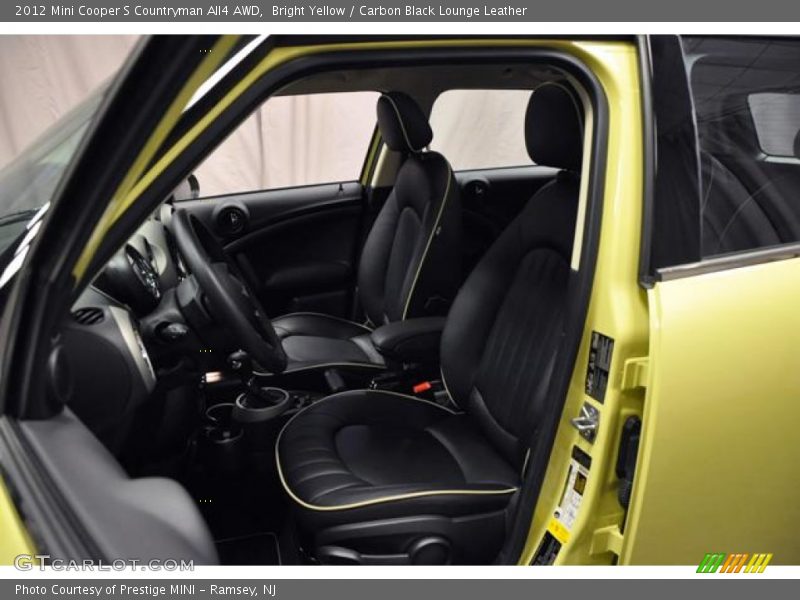 Bright Yellow / Carbon Black Lounge Leather 2012 Mini Cooper S Countryman All4 AWD