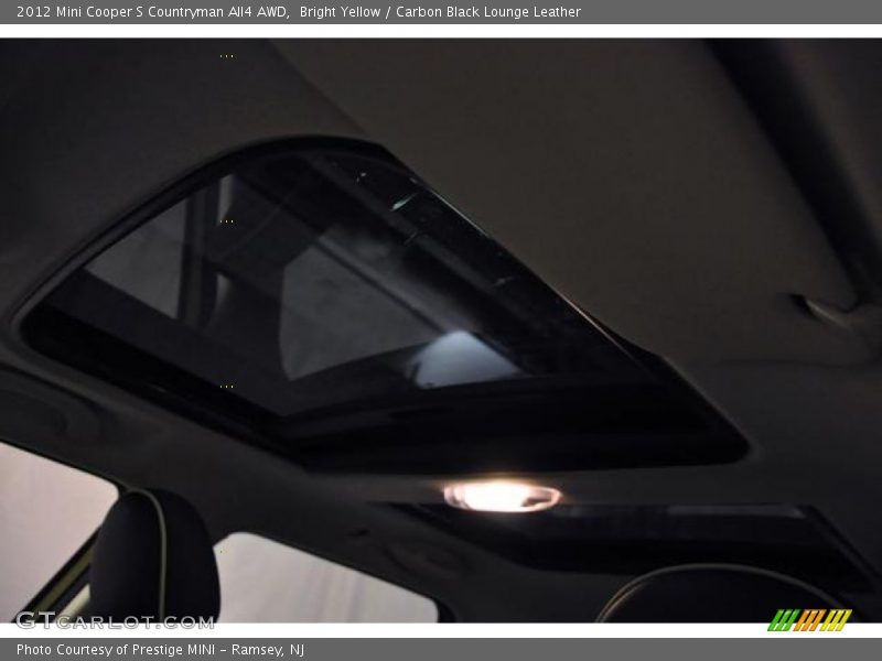 Bright Yellow / Carbon Black Lounge Leather 2012 Mini Cooper S Countryman All4 AWD
