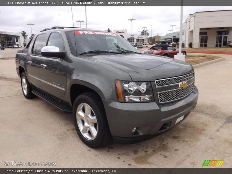 Taupe Gray Metallic / Dark Titanium/Light Titanium 2011 Chevrolet Avalanche LTZ