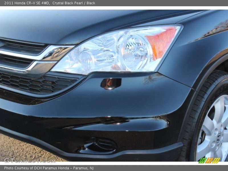 Crystal Black Pearl / Black 2011 Honda CR-V SE 4WD