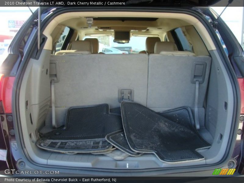 Dark Cherry Metallic / Cashmere 2010 Chevrolet Traverse LT AWD