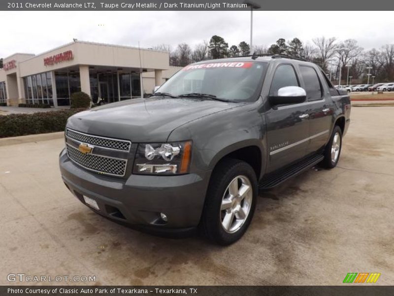 Taupe Gray Metallic / Dark Titanium/Light Titanium 2011 Chevrolet Avalanche LTZ