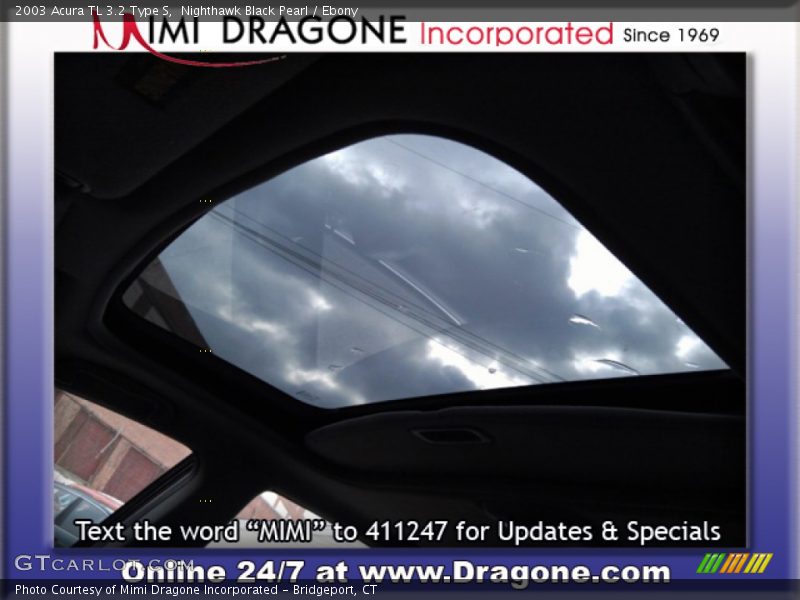 Nighthawk Black Pearl / Ebony 2003 Acura TL 3.2 Type S