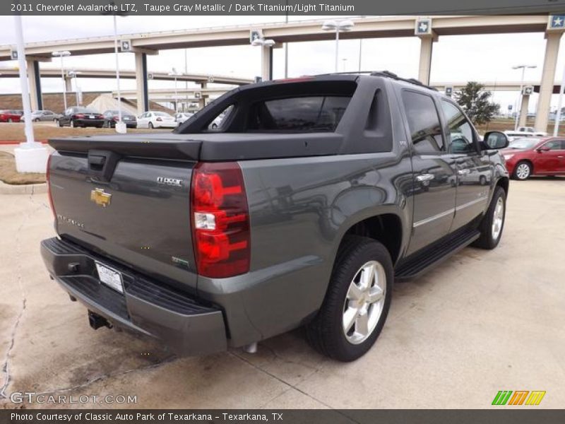 Taupe Gray Metallic / Dark Titanium/Light Titanium 2011 Chevrolet Avalanche LTZ