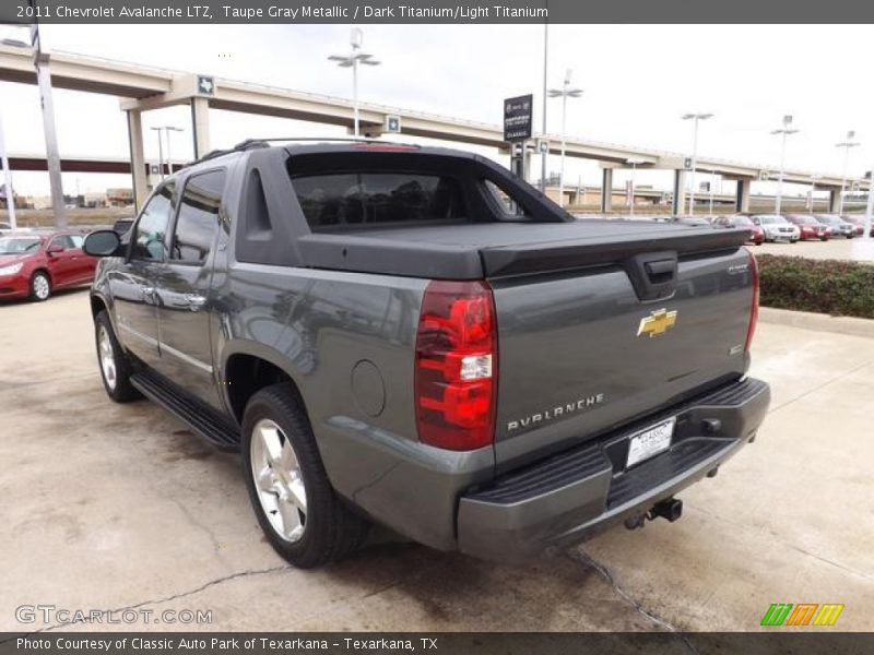 Taupe Gray Metallic / Dark Titanium/Light Titanium 2011 Chevrolet Avalanche LTZ