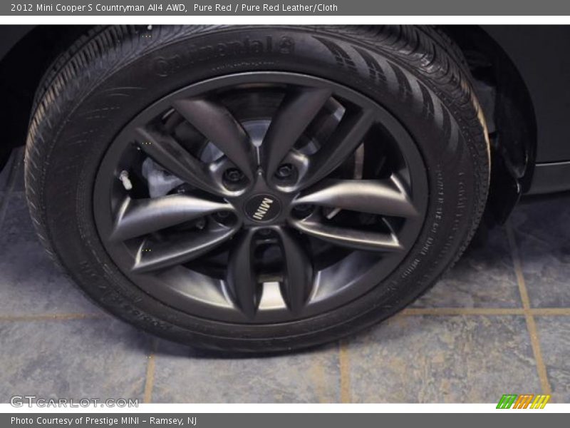 Pure Red / Pure Red Leather/Cloth 2012 Mini Cooper S Countryman All4 AWD