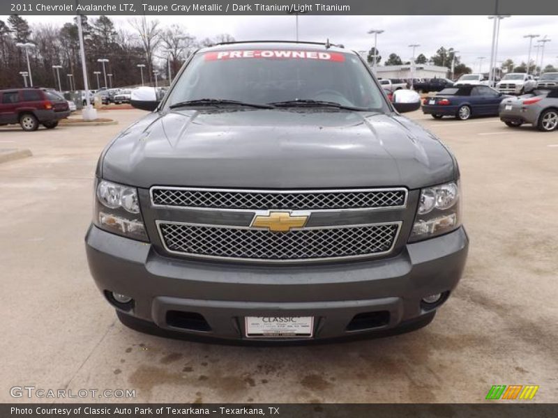 Taupe Gray Metallic / Dark Titanium/Light Titanium 2011 Chevrolet Avalanche LTZ