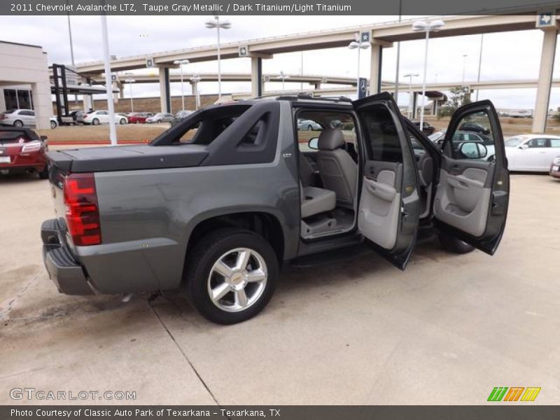 Taupe Gray Metallic / Dark Titanium/Light Titanium 2011 Chevrolet Avalanche LTZ