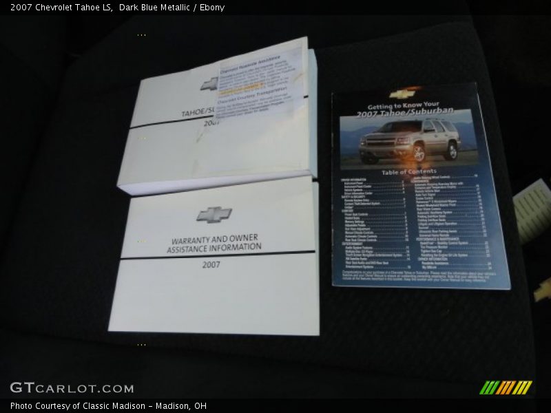 Dark Blue Metallic / Ebony 2007 Chevrolet Tahoe LS