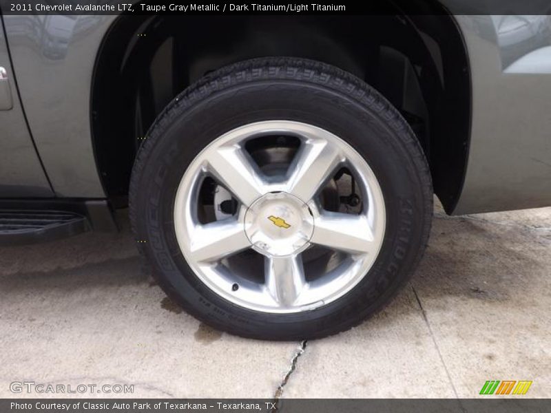 Taupe Gray Metallic / Dark Titanium/Light Titanium 2011 Chevrolet Avalanche LTZ
