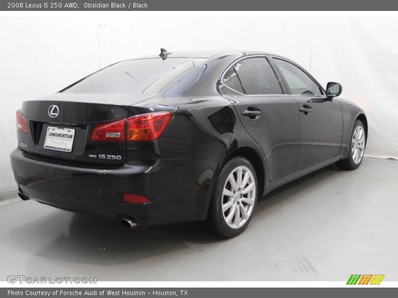 Obsidian Black / Black 2008 Lexus IS 250 AWD