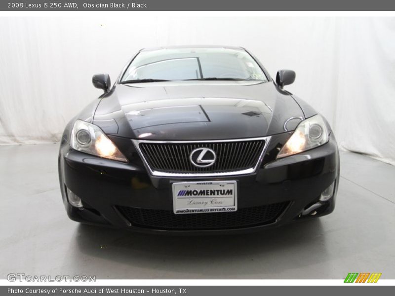 Obsidian Black / Black 2008 Lexus IS 250 AWD