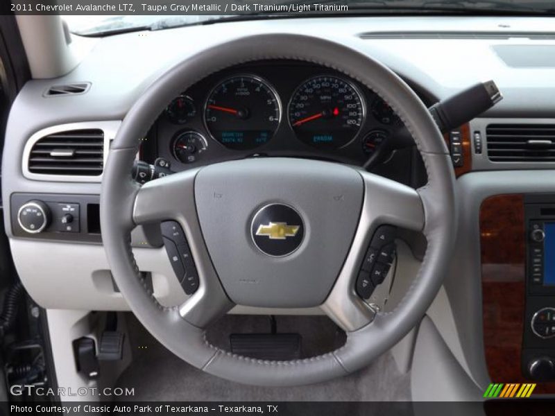 Taupe Gray Metallic / Dark Titanium/Light Titanium 2011 Chevrolet Avalanche LTZ