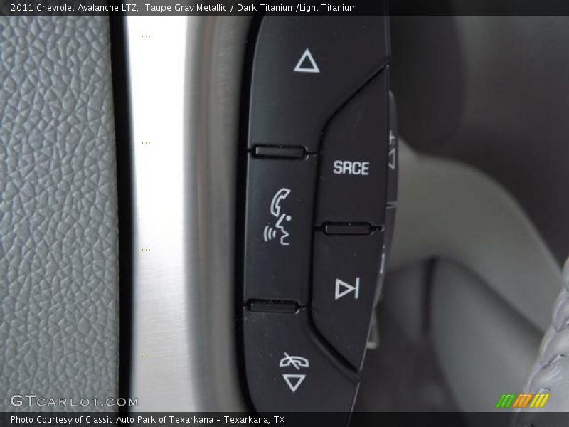 Taupe Gray Metallic / Dark Titanium/Light Titanium 2011 Chevrolet Avalanche LTZ