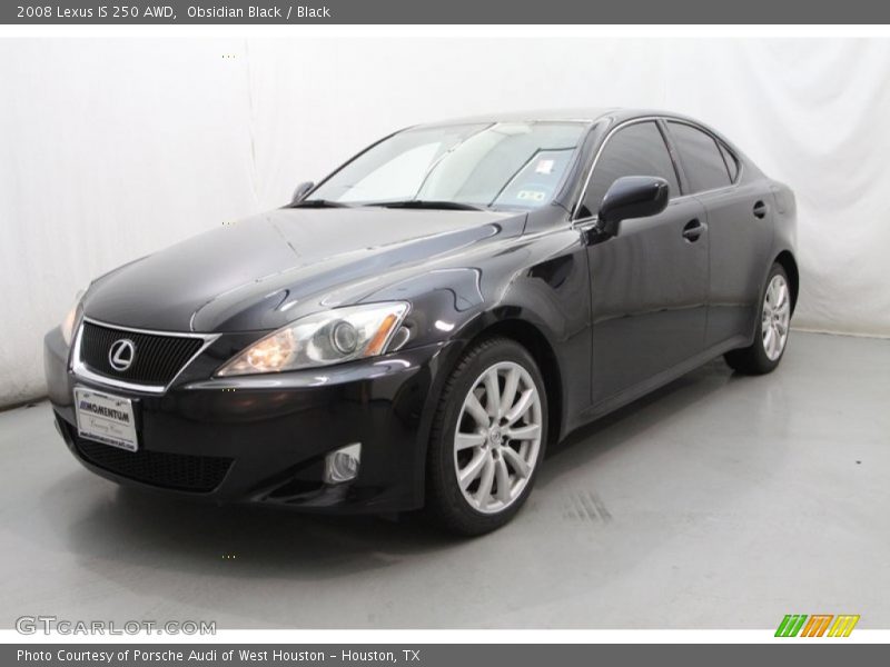 Obsidian Black / Black 2008 Lexus IS 250 AWD