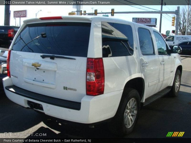 Summit White / Light Titanium/Dark Titanium 2012 Chevrolet Tahoe Hybrid