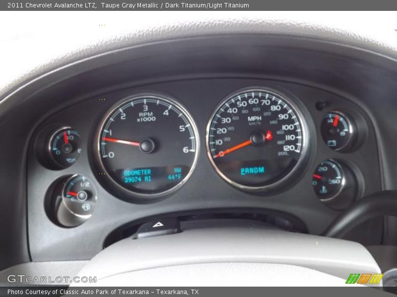Taupe Gray Metallic / Dark Titanium/Light Titanium 2011 Chevrolet Avalanche LTZ