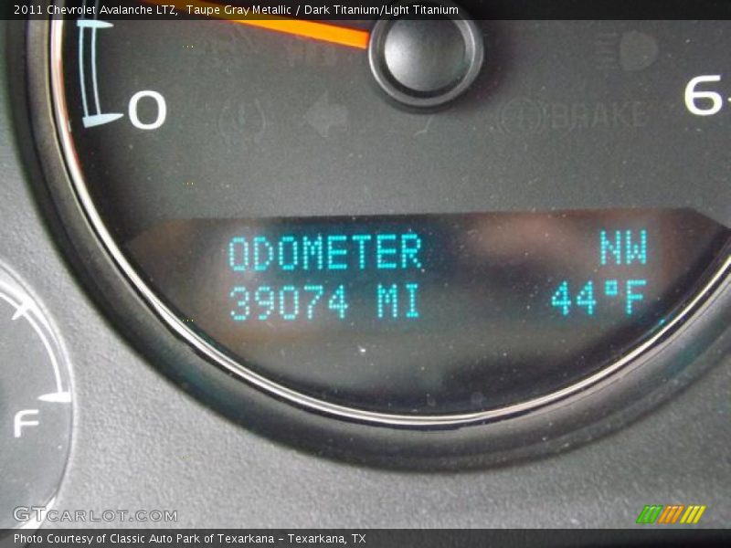 Taupe Gray Metallic / Dark Titanium/Light Titanium 2011 Chevrolet Avalanche LTZ