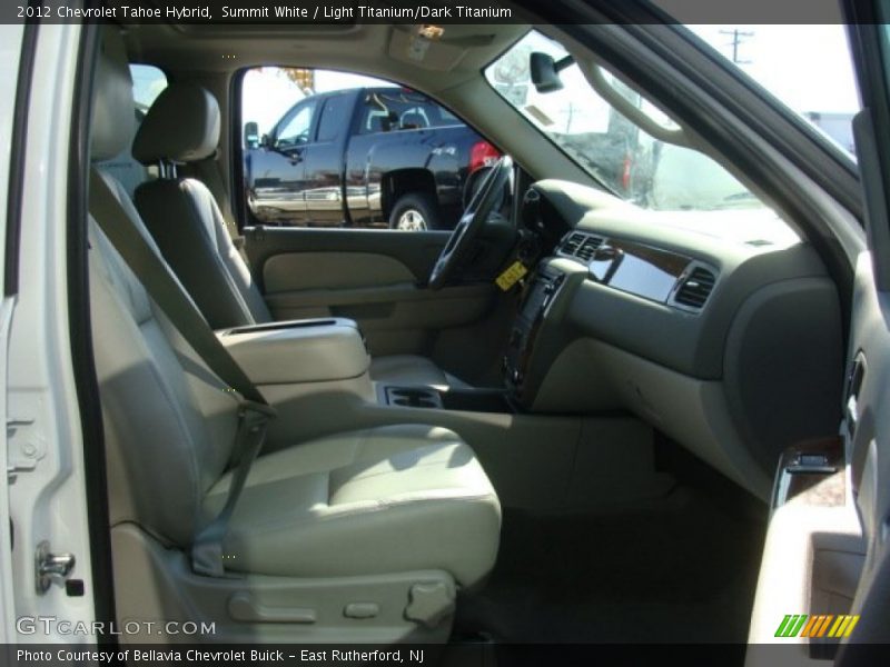 Summit White / Light Titanium/Dark Titanium 2012 Chevrolet Tahoe Hybrid