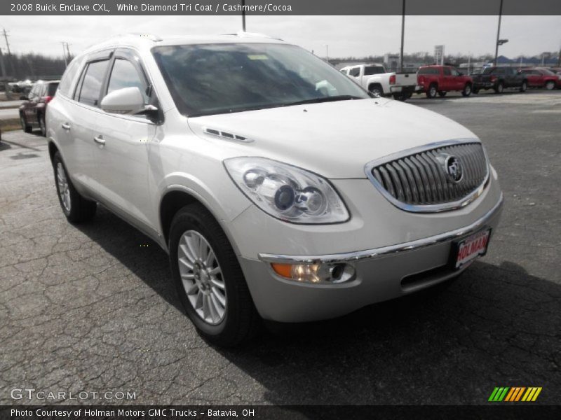 White Diamond Tri Coat / Cashmere/Cocoa 2008 Buick Enclave CXL