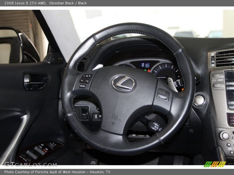 Obsidian Black / Black 2008 Lexus IS 250 AWD