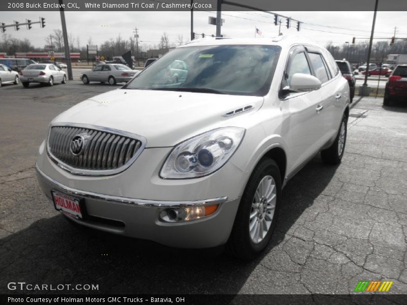 White Diamond Tri Coat / Cashmere/Cocoa 2008 Buick Enclave CXL