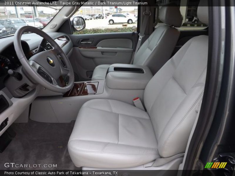 Taupe Gray Metallic / Dark Titanium/Light Titanium 2011 Chevrolet Avalanche LTZ