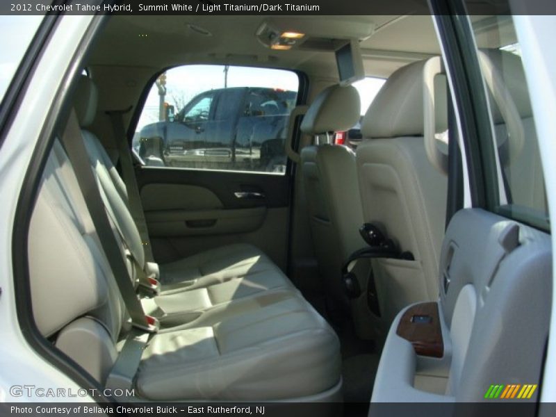 Summit White / Light Titanium/Dark Titanium 2012 Chevrolet Tahoe Hybrid