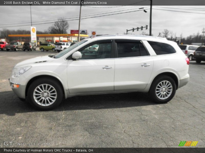 White Diamond Tri Coat / Cashmere/Cocoa 2008 Buick Enclave CXL