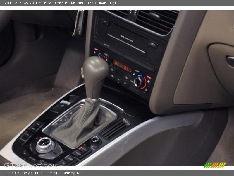 Brilliant Black / Linen Beige 2010 Audi A5 2.0T quattro Cabriolet