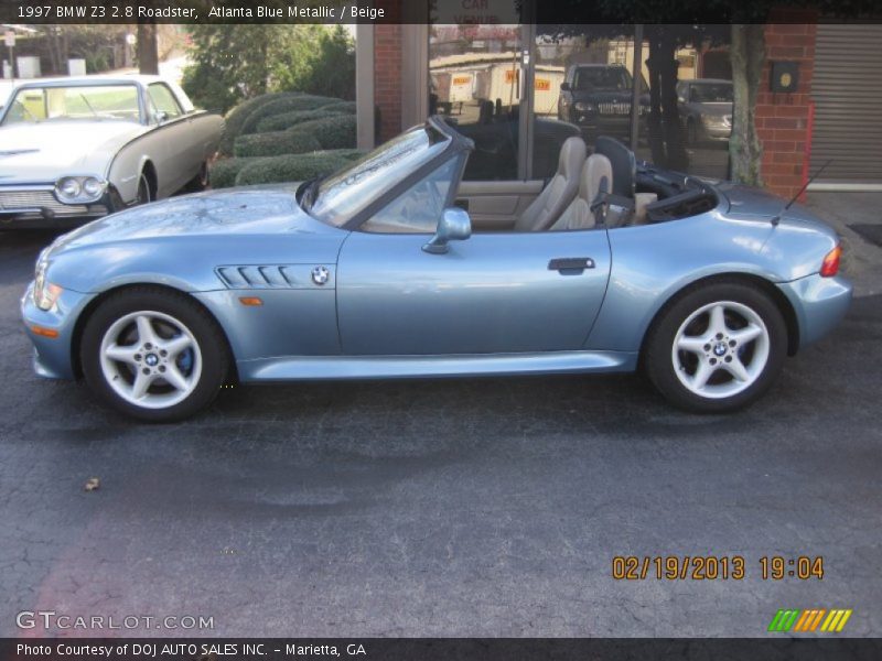  1997 Z3 2.8 Roadster Atlanta Blue Metallic