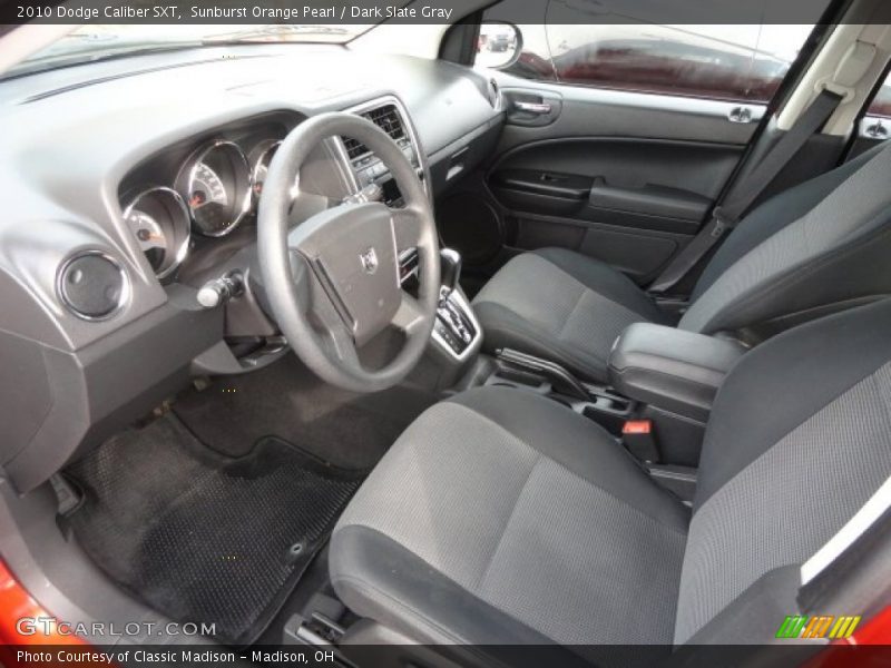 Sunburst Orange Pearl / Dark Slate Gray 2010 Dodge Caliber SXT