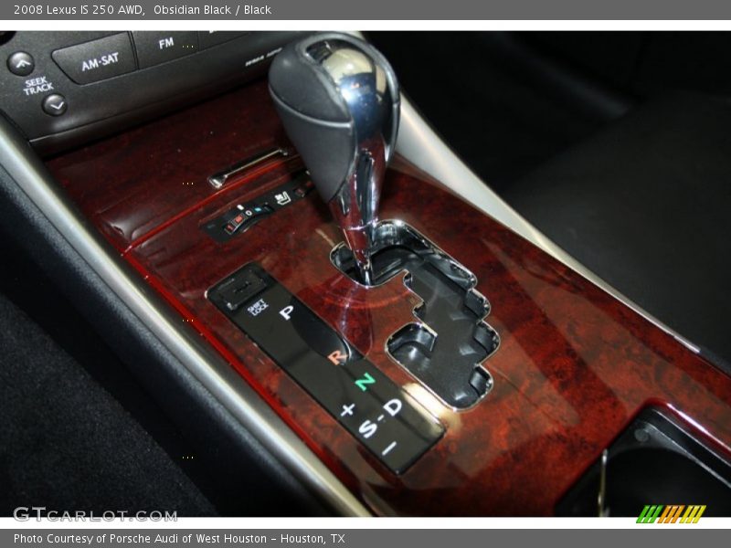 Obsidian Black / Black 2008 Lexus IS 250 AWD