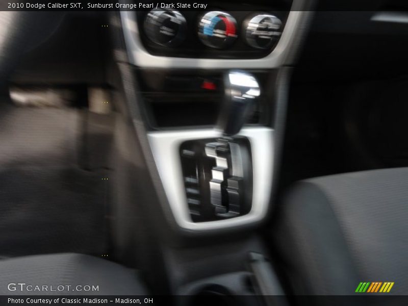 Sunburst Orange Pearl / Dark Slate Gray 2010 Dodge Caliber SXT