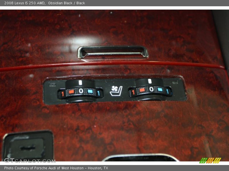 Obsidian Black / Black 2008 Lexus IS 250 AWD