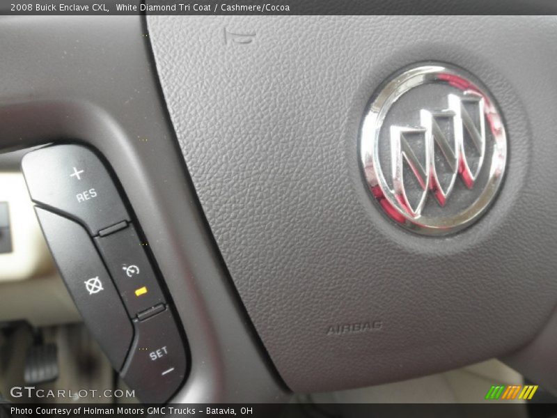 White Diamond Tri Coat / Cashmere/Cocoa 2008 Buick Enclave CXL