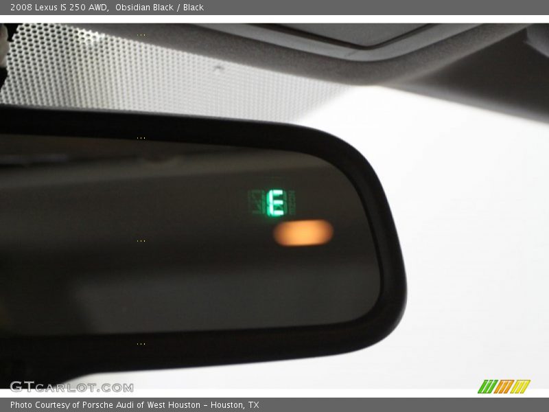 Obsidian Black / Black 2008 Lexus IS 250 AWD