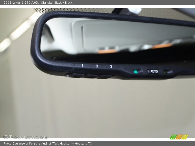 Obsidian Black / Black 2008 Lexus IS 250 AWD
