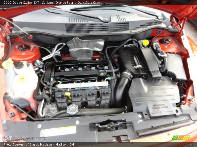 Sunburst Orange Pearl / Dark Slate Gray 2010 Dodge Caliber SXT