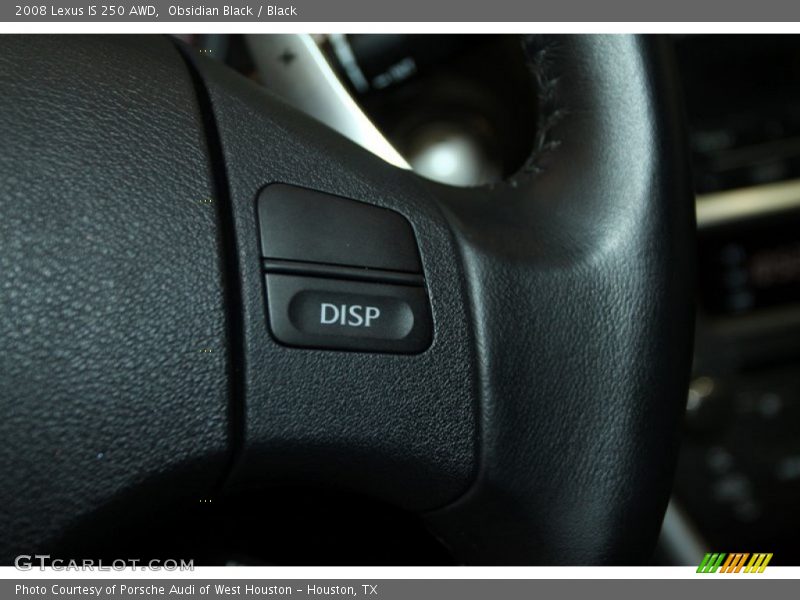 Obsidian Black / Black 2008 Lexus IS 250 AWD
