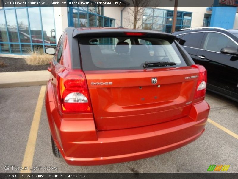 Sunburst Orange Pearl / Dark Slate Gray 2010 Dodge Caliber SXT