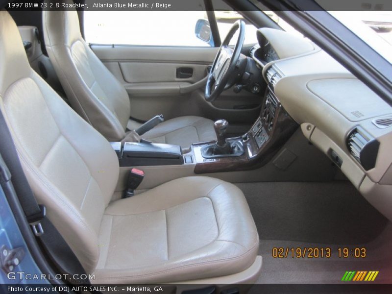 Front Seat of 1997 Z3 2.8 Roadster