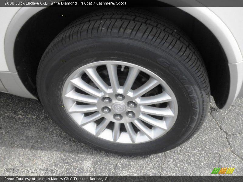 White Diamond Tri Coat / Cashmere/Cocoa 2008 Buick Enclave CXL