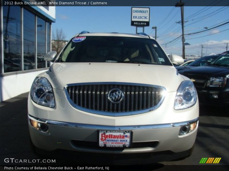 White Diamond Tricoat / Cashmere 2012 Buick Enclave AWD