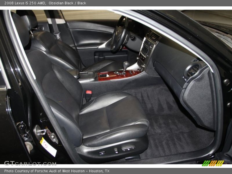 Obsidian Black / Black 2008 Lexus IS 250 AWD