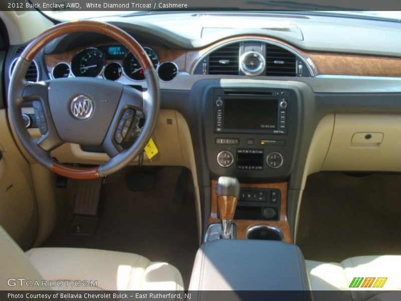 White Diamond Tricoat / Cashmere 2012 Buick Enclave AWD