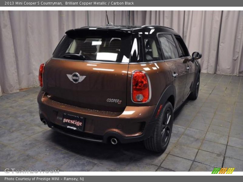 Brilliant Copper Metallic / Carbon Black 2013 Mini Cooper S Countryman
